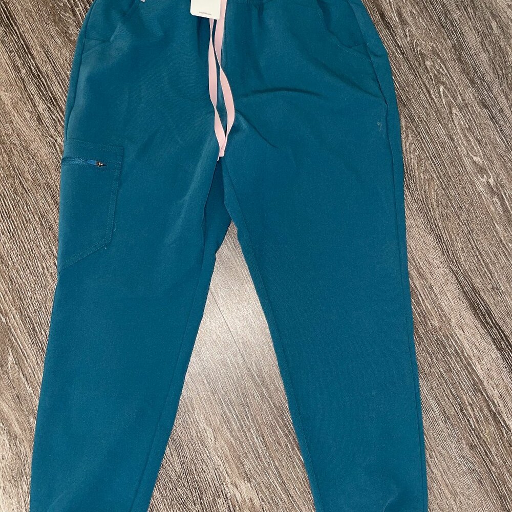 Figs Carribean Blue Jogger Scrubs Size MP